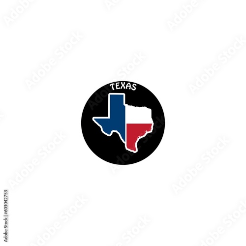 Texas icon isolated on white background 