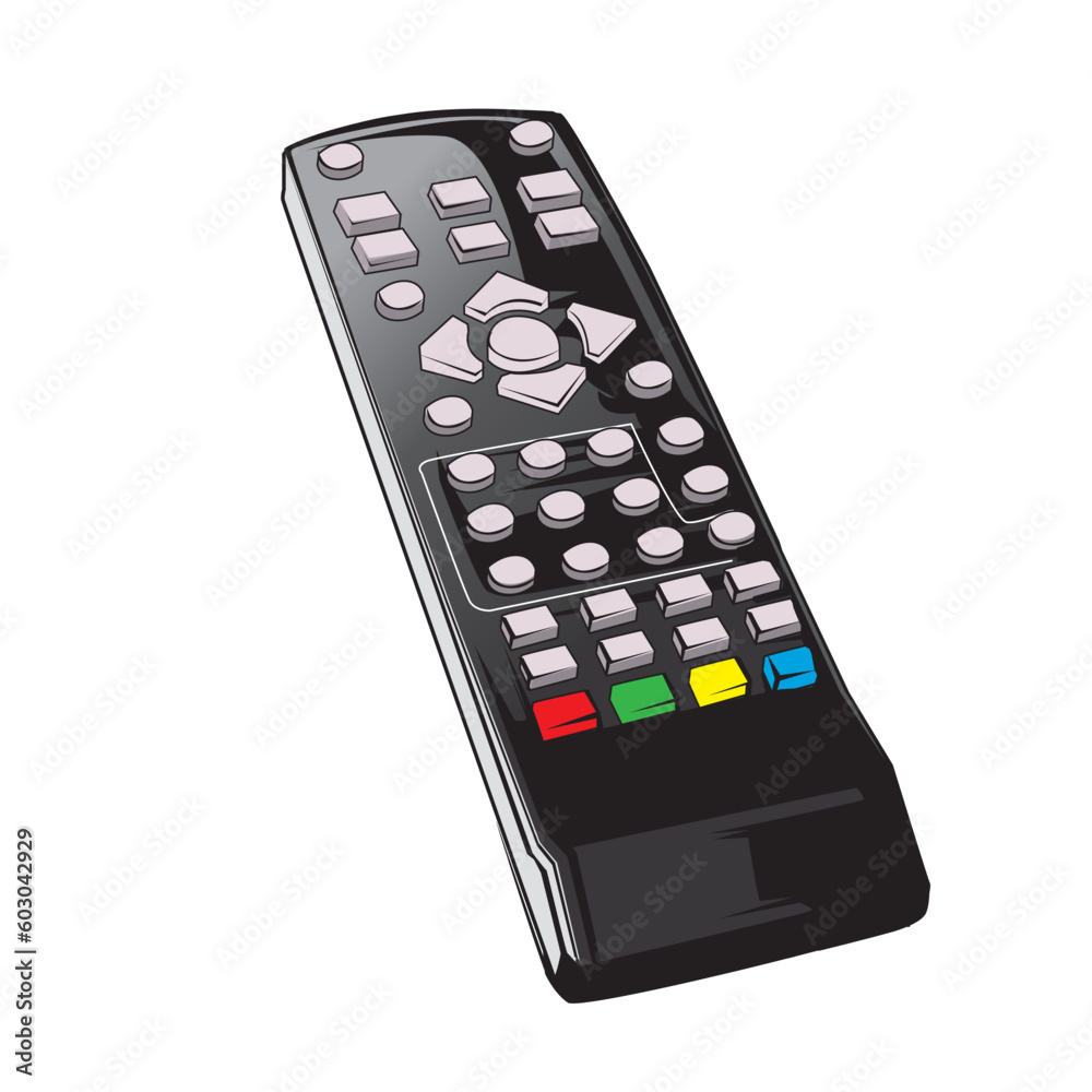remote control isolated on white remote control isolated on white