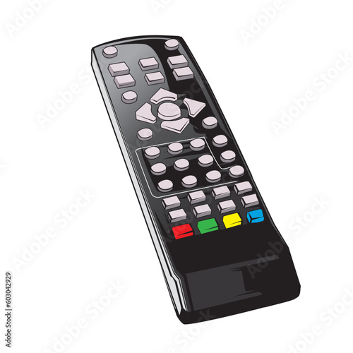 remote control isolated on white