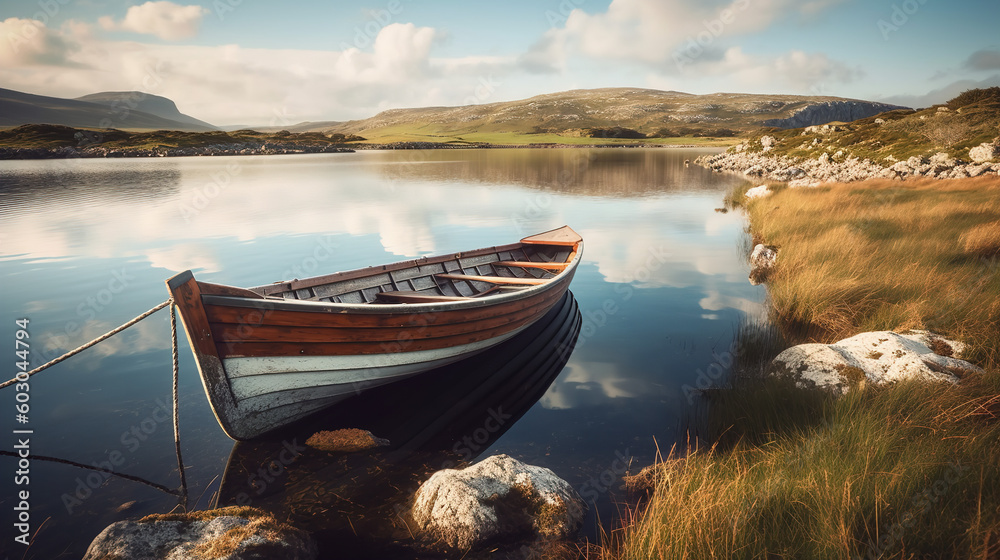 Obraz premium old fishing boat