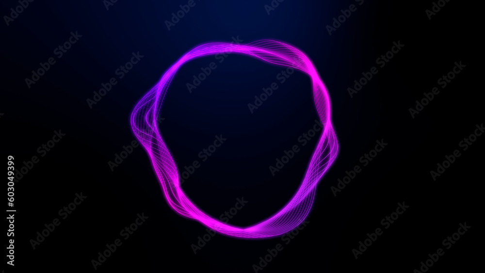 Pink neon round frame, circle, ring shape, empty space, ultraviolet light, 80's retro style, fashion show stage, abstract background. Pink neon round frame, circle, ring shape, empty space, ultraviolet light, 80's retro style, fashion show stage, abstract background.