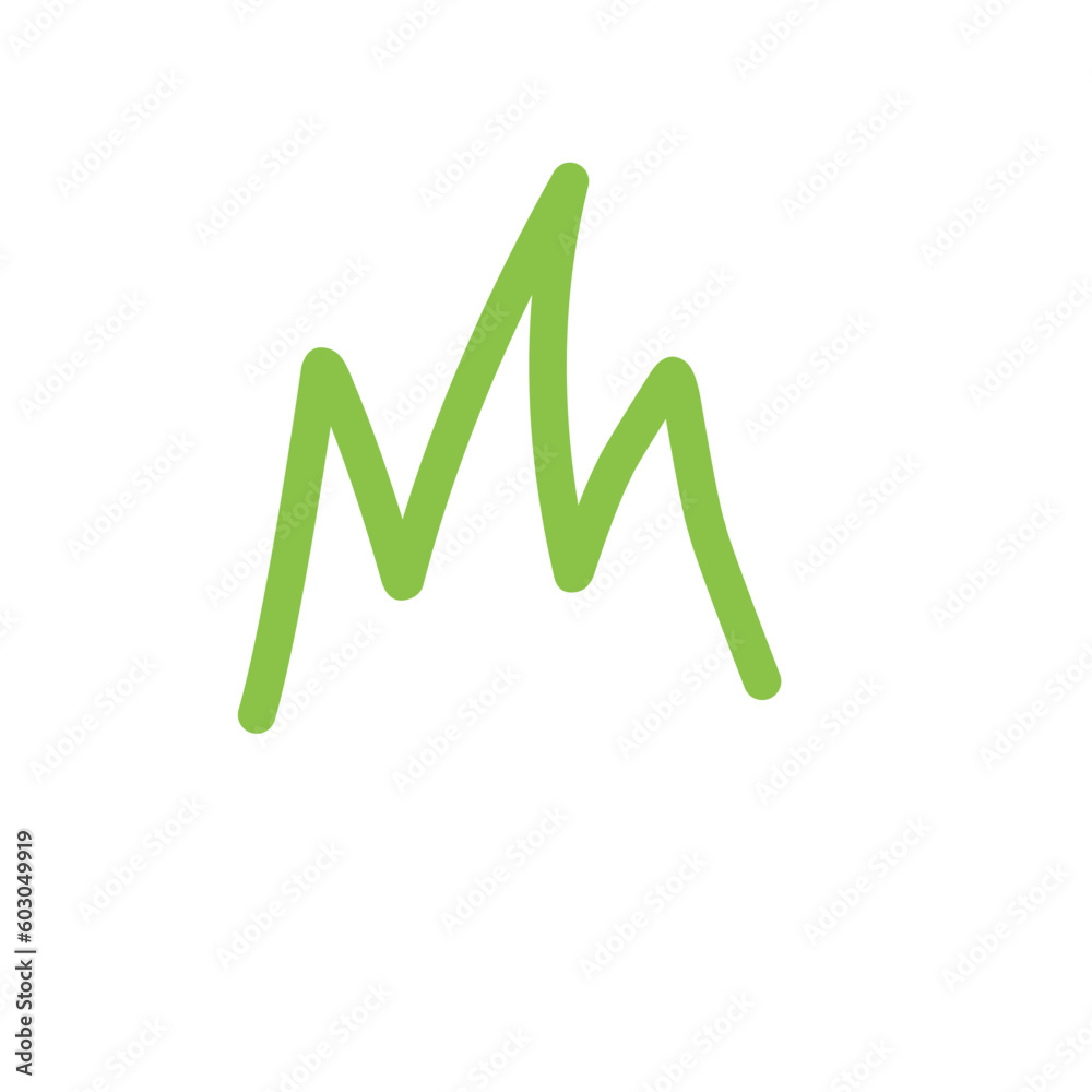 Simple Grass Outline Illustration Simple Grass Outline Illustration