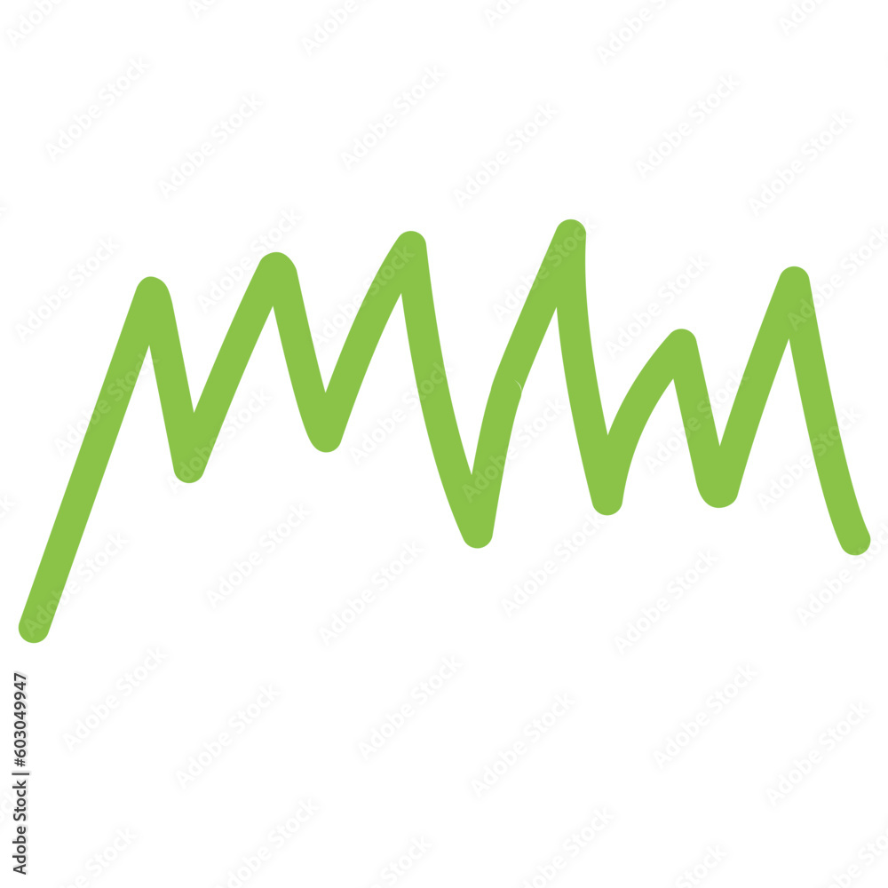 Simple Grass Outline Illustration Simple Grass Outline Illustration