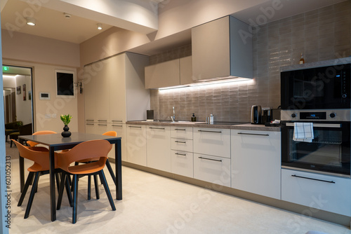 Stylish apartment interior.