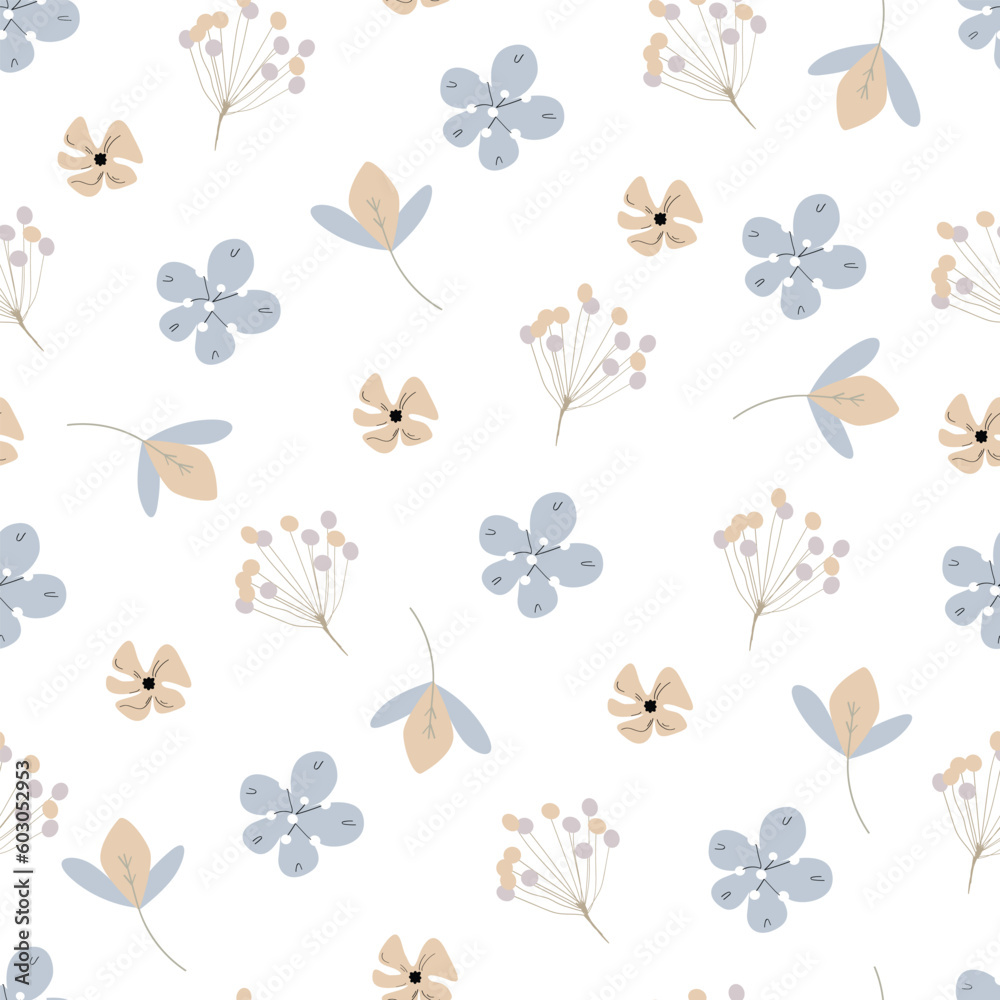 Seamless pattern with flowers. Vector illustration,background for fabric, wallpaper, gift wrapping, packaging Seamless pattern with flowers. Vector illustration,background for fabric, wallpaper, gift wrapping, packaging