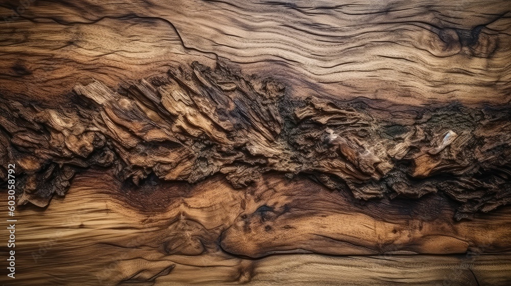 Rustic Charm: The Aesthetic of an Old Brown Wood Texture by Generative AI Rustic Charm: The Aesthetic of an Old Brown Wood Texture by Generative AI
