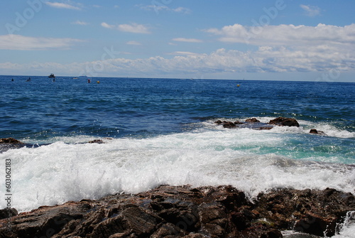 rocky coast of the region sea in Lloret de mar © Ielyzaveta