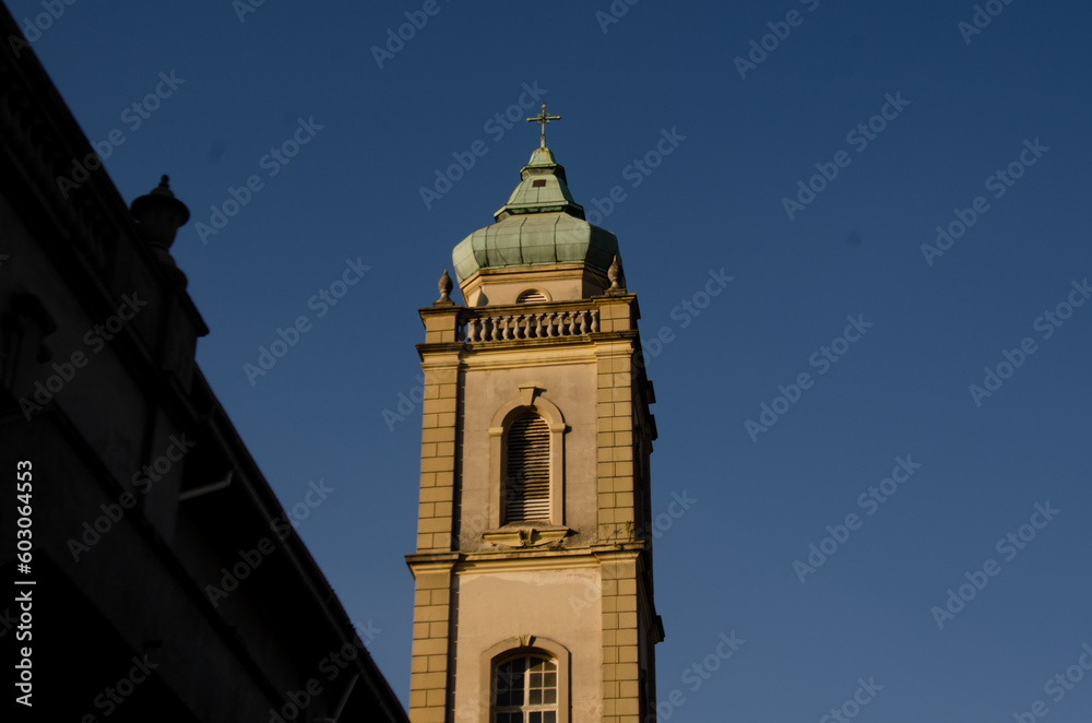 Tower of Our Lady of Fatima Church in the city of Sao Paulo, Brazil