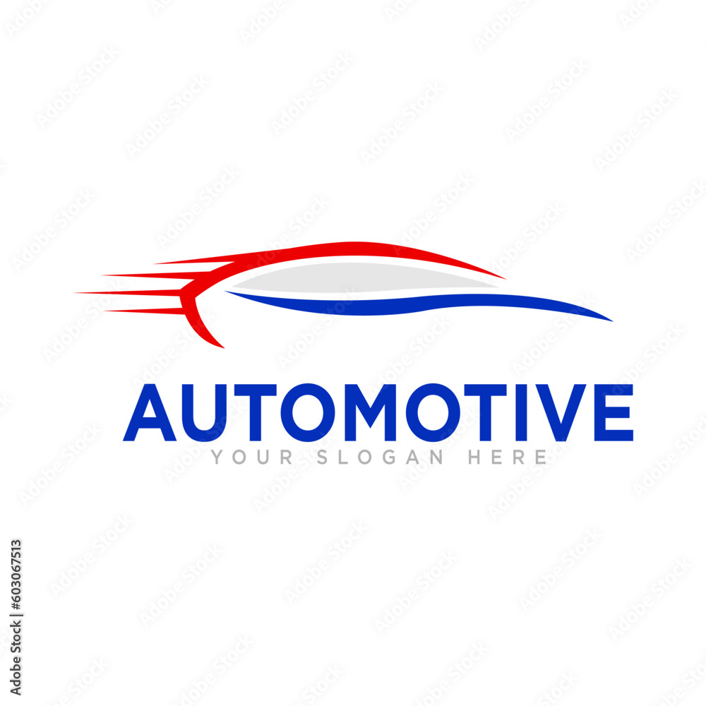 Automotive Car Service Logo Design Illustration