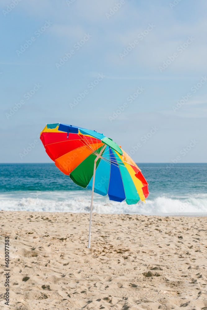 Beach umbrella at the Wedge Beach umbrella at the Wedge