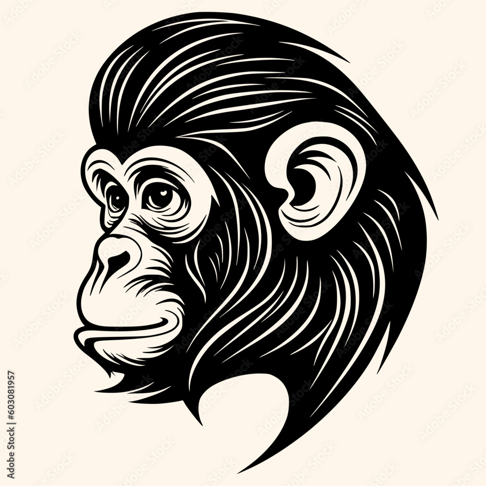 Monkey vector for logo or icon,clip art, drawing Elegant minimalist style,abstract style Illustration
Monkey vector for logo or icon,clip art, drawing Elegant minimalist style,abstract style Illustration