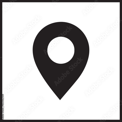 Location Icon, map pointer icon location icon with modern style, place icon