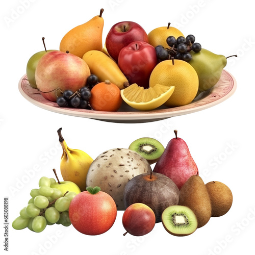 Fruits and vegetables in png