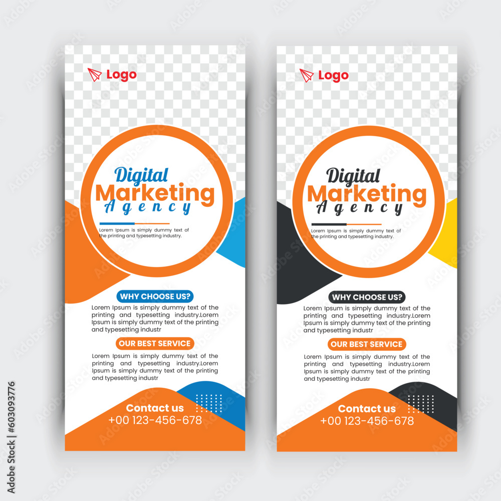 Modern roll up banner, Professional stand banner template design with creative shapes and idea. Modern roll up banner, Professional stand banner template design with creative shapes and idea.