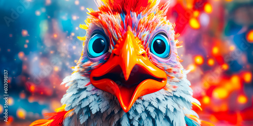 Crazy chicken