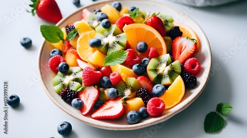Salad with fruits