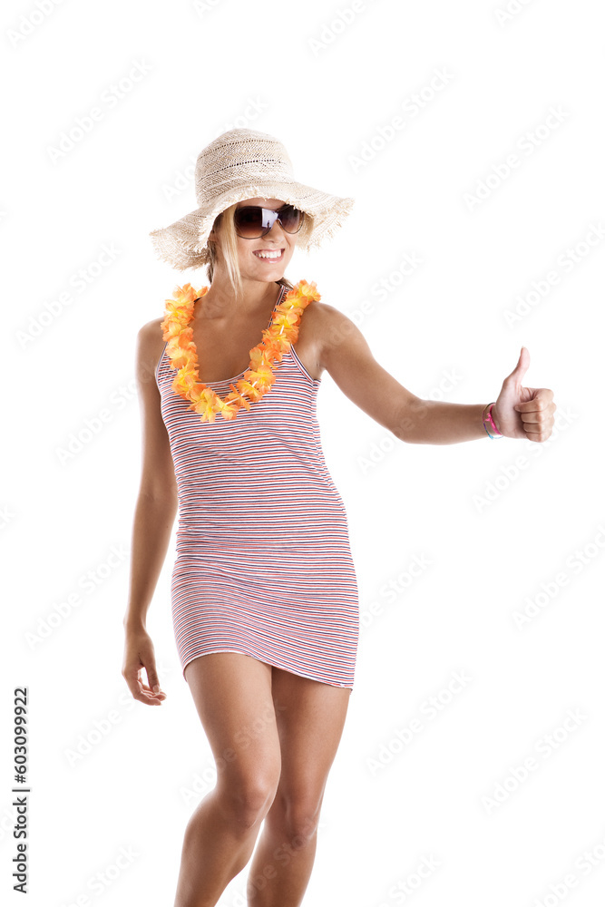 Portrait of a beautiful happy young woman isolated on white background Portrait of a beautiful happy young woman isolated on white background
