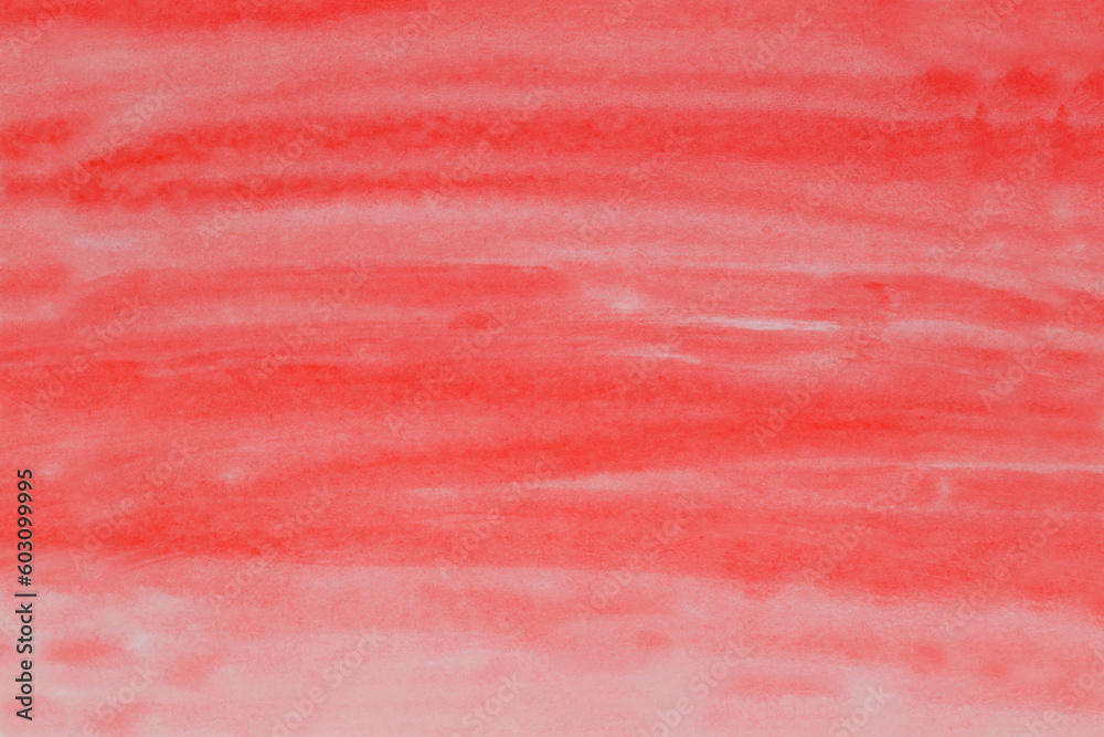Abstract red watercolor on background