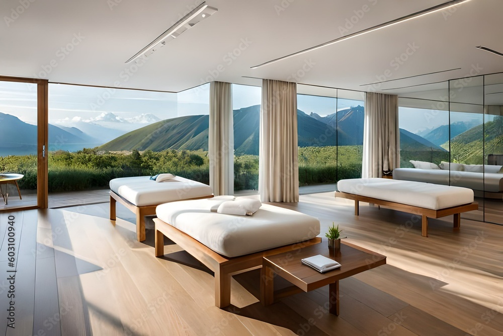 Fototapeta premium Luxus Apartment mit Innenausstattung exklusiv