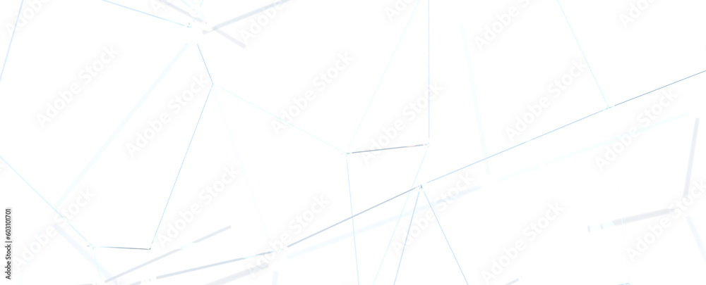 Fototapeta premium Gene lines and nodes, biological gene structure, 3d rendering. - PNG transparent