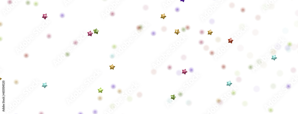 colorful XMAS Stars - A whirlwind of golden snowflakes and stars. New png transparent