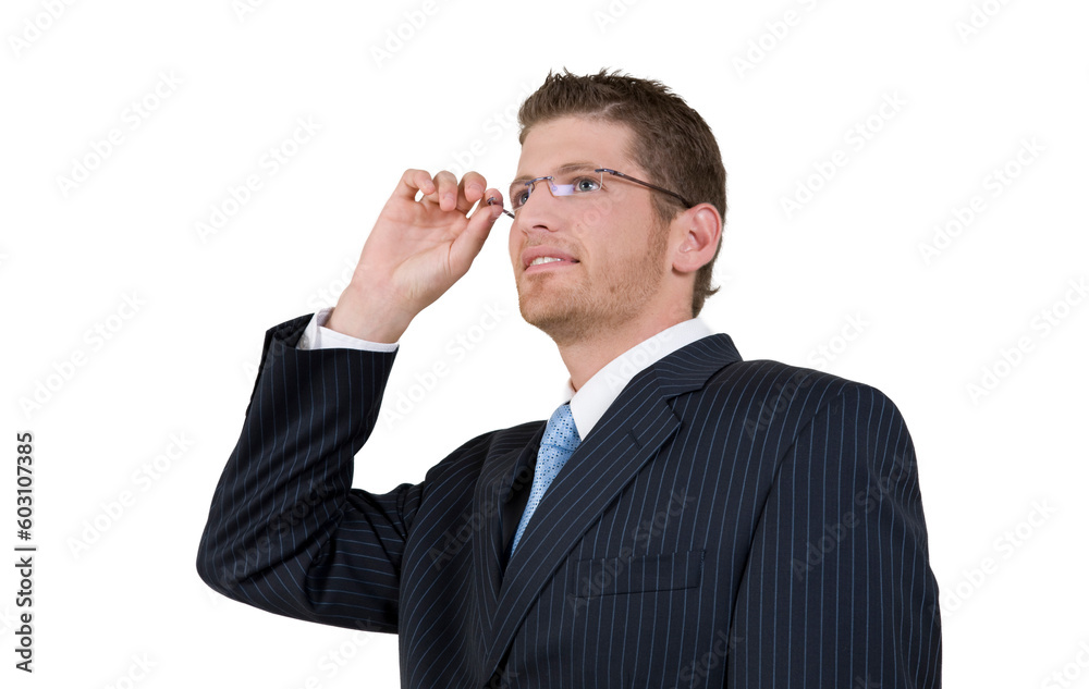 successful businessman on isolated background successful businessman on isolated background