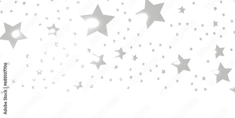 Silver star of confetti. - png transparent Silver star of confetti. - png transparent