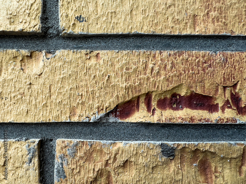 Texture of a brick wall. Brick wall with brown bricks. Brown brick background.Текстура кирпичной стены. Кирпичная стена с коричневым кирпичем. Фон из коричневого кирпича photo