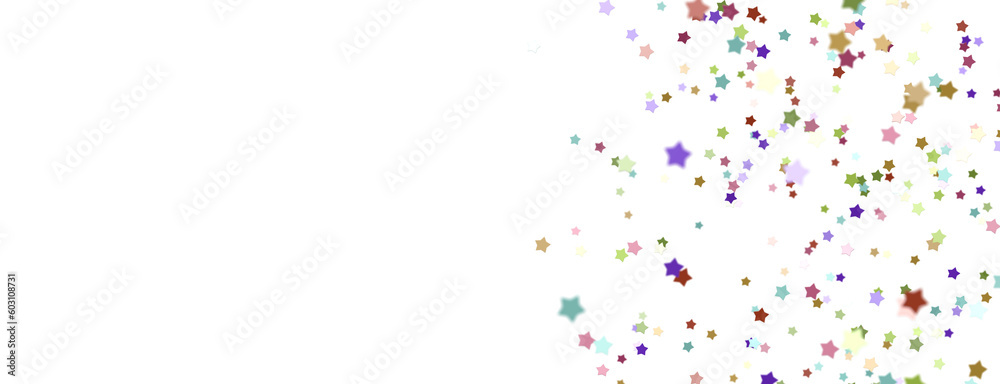 colorful XMAS Stars - Glossy 3D Christmas star icon. Design element for holidays. -