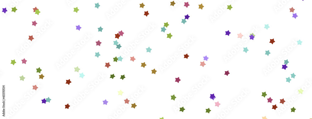 The stars background with sparkle lights confetti falling is a magical sight,