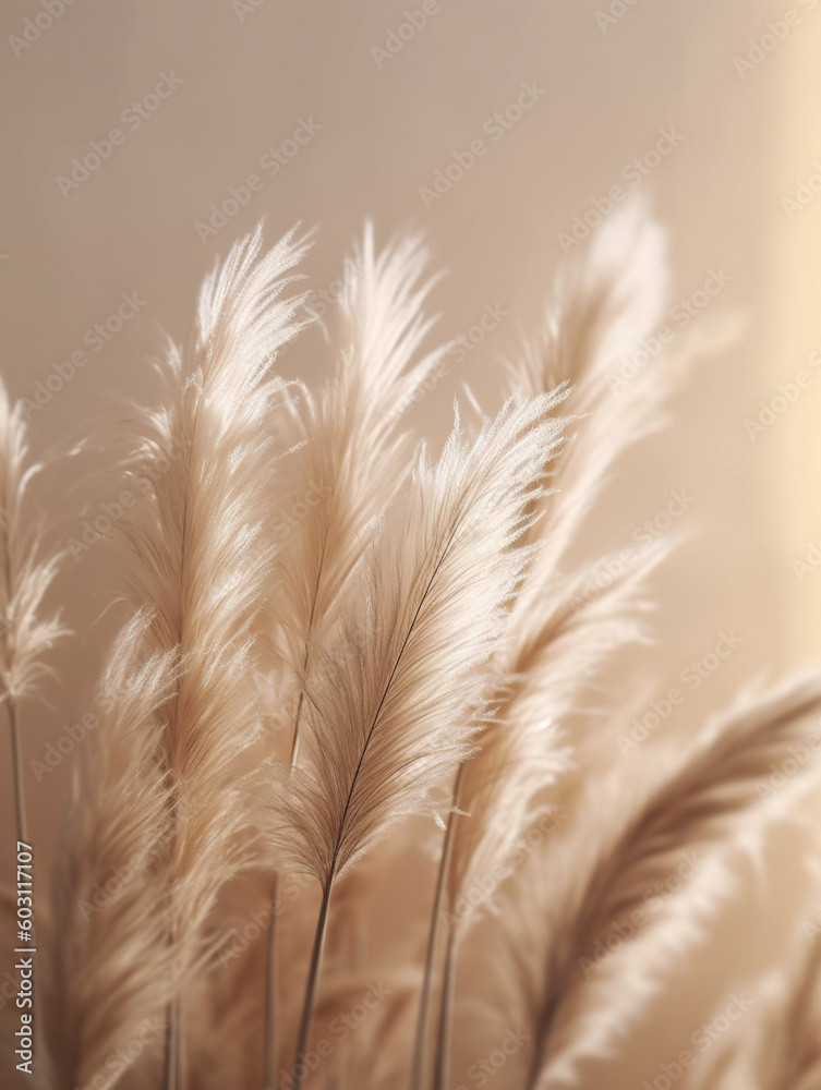 Background with dried pampas grass. Background with dried pampas grass.