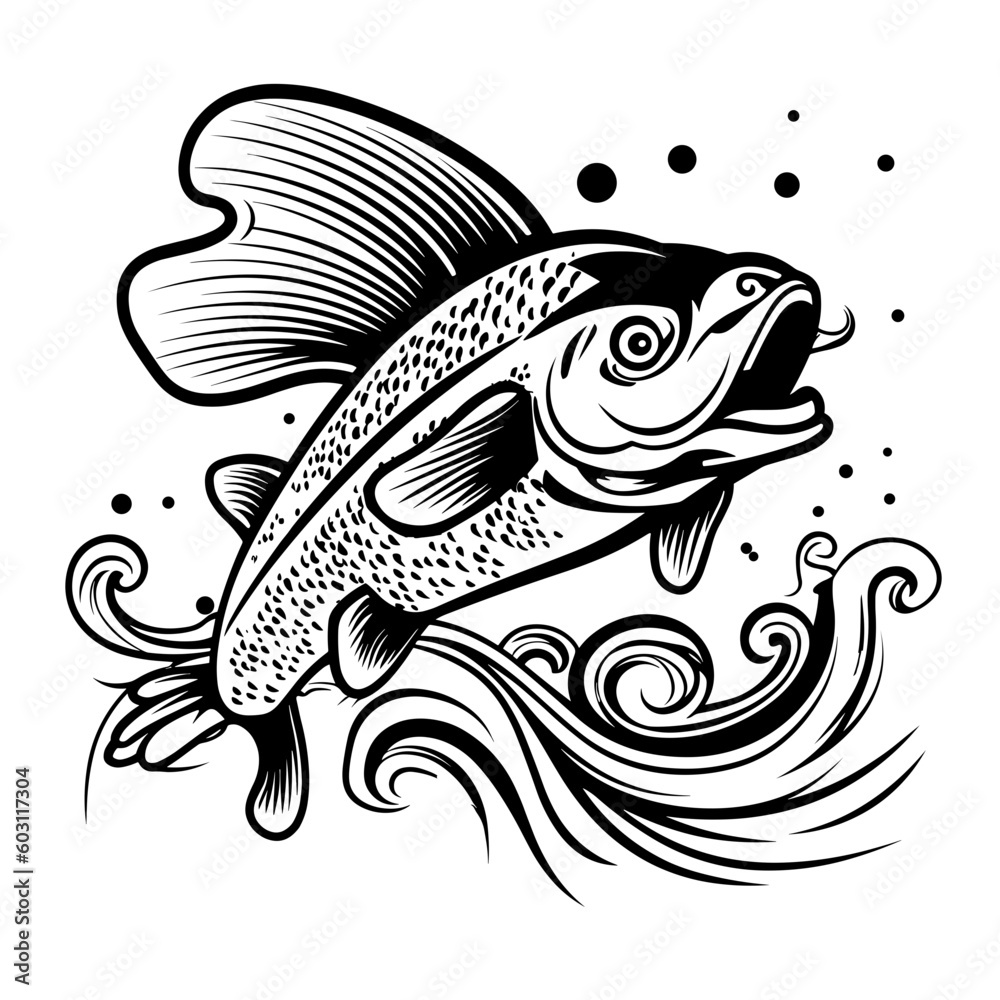 Fishing Svg, Fishing Svg, Catfish Fish Svg,Catfish Clipart, Catfish