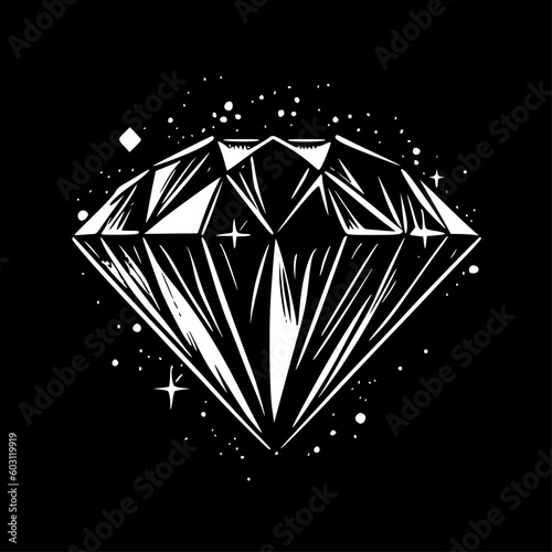 Rhinestone - High Quality Vector Logo - Vector illustration ideal for T-shirt graphic