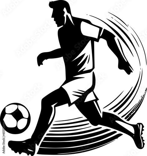 Soccer - High Quality Vector Logo - Vector illustration ideal for T-shirt graphic