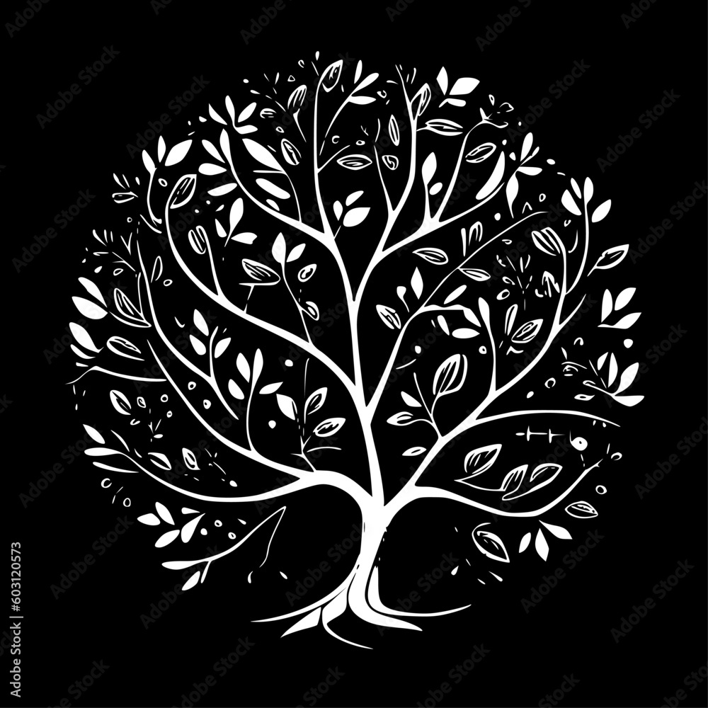 Obraz premium Tree of Life - High Quality Vector Logo - Vector illustration ideal for T-shirt graphic