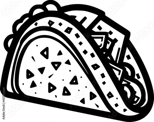 Taco - High Quality Vector Logo - Vector illustration ideal for T-shirt graphic