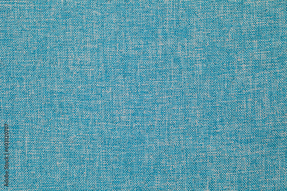 Background fabric close-up of blue threads, uniform texture Background fabric close-up of blue threads, uniform texture