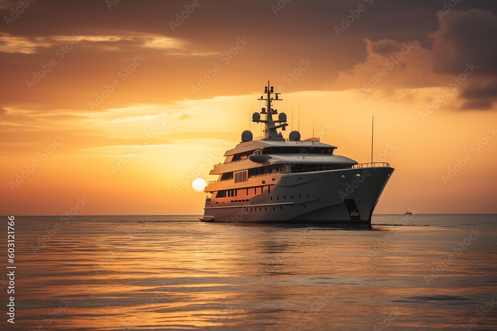 Luxury yacht, generative ai Luxury yacht, generative ai