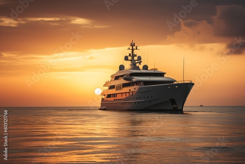 Luxury yacht, generative ai © inspiretta
