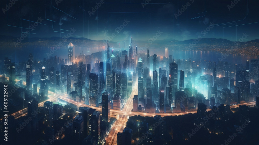 Futuristische stadt Futuristische stadt