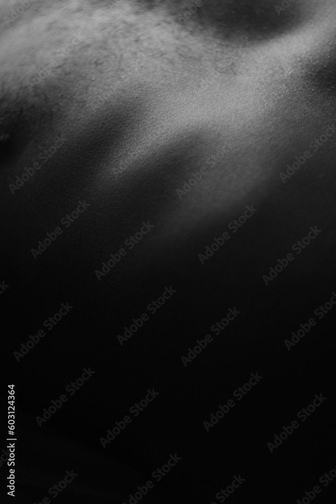 Closeup of ribs in black and white Closeup of ribs in black and white