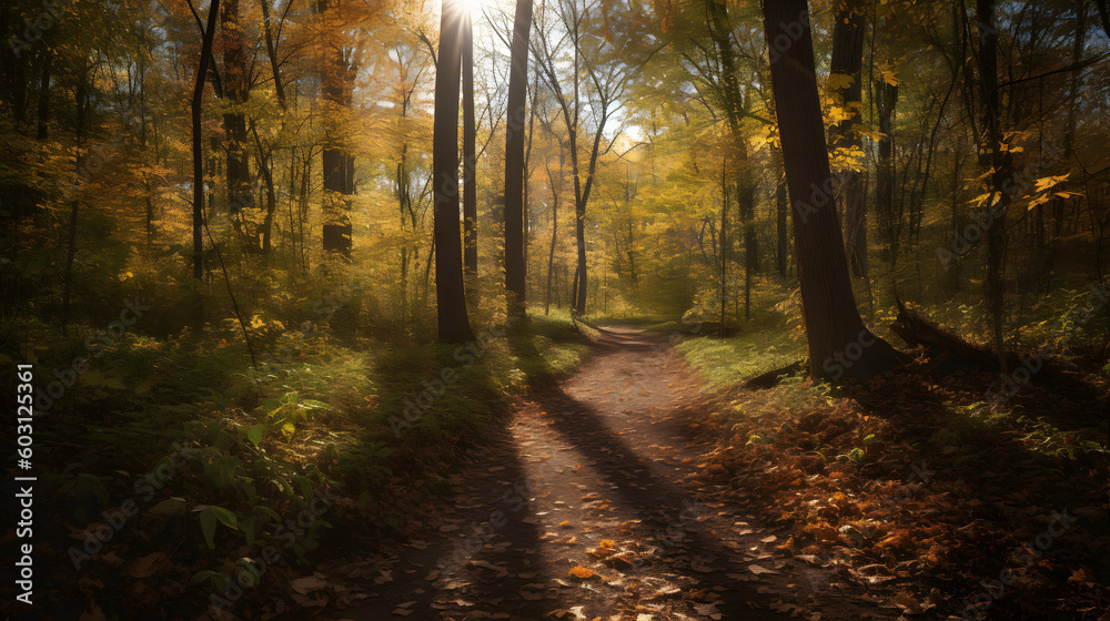 Path in the woods