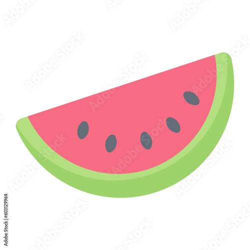 Watermelon Flat Icon