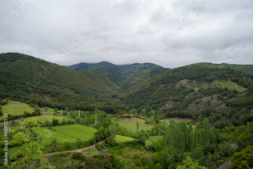 Landscape of mountains in green valley. © Erman Gunes