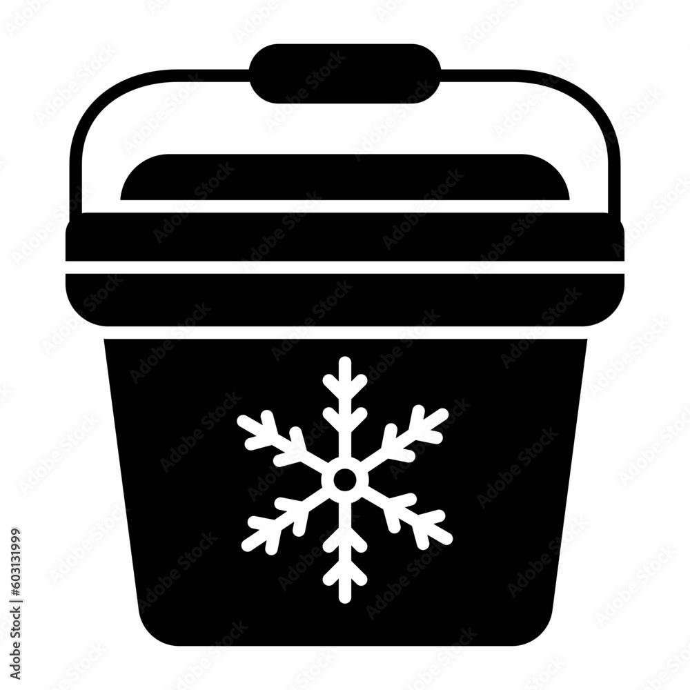 Mini Fridge Glyph Icon Mini Fridge Glyph Icon