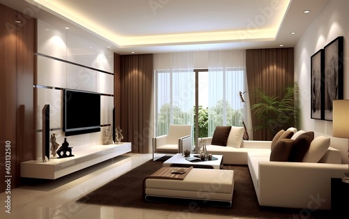 Living Room Interior design concept © fysaladobe