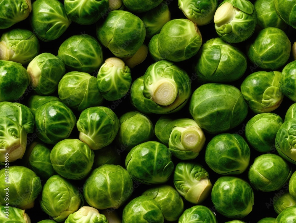 Sprouts background as seamless tile (generative AI) Sprouts background as seamless tile (generative AI)