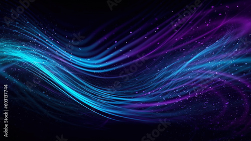 abstract blue and purple background, Generative AI