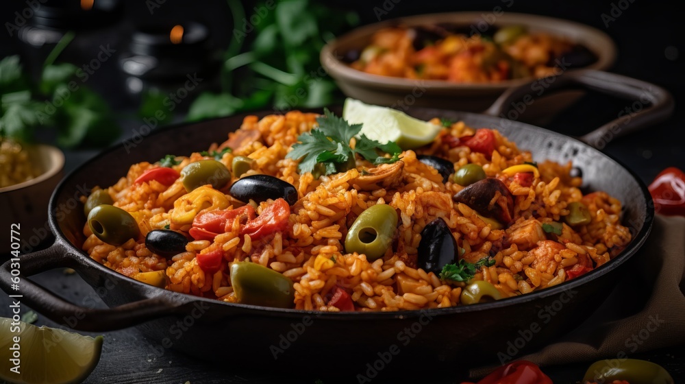 Savory and Aromatic Mexican Paella Savory and Aromatic Mexican Paella