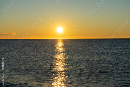 Sunrise over Mediterranean Sea, Costa del Sol, Malaga, Spain © Vitali